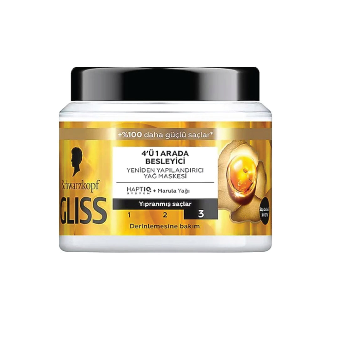 Gliss-Oil-Nutritive-4u-1-Arada-Besleyici-Yeniden-Yapilandirici-Yag-maskesi-400ml