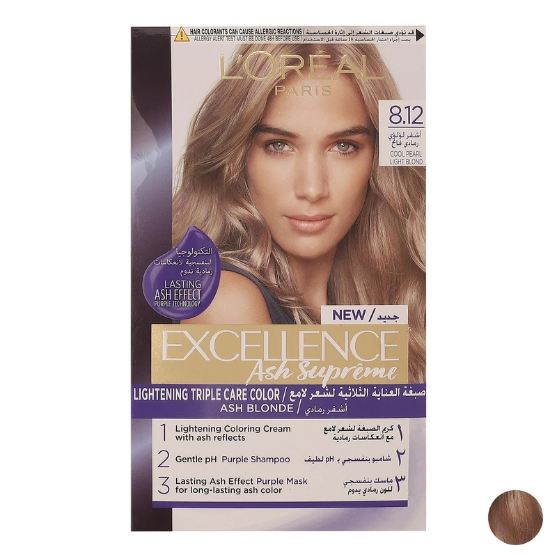 LOREAL Lightening triple care color 8.12