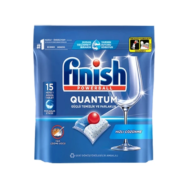قرص ماشین ظرفشویی فینیش Quantum بسته 15 عددی