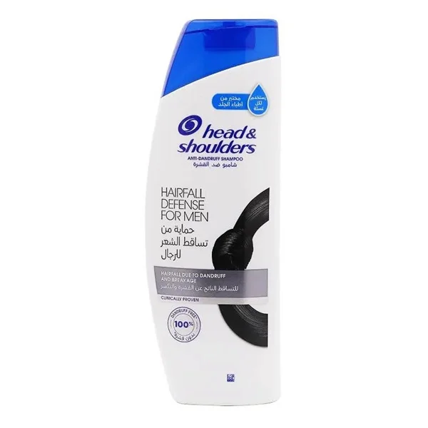 شامپو هد اند شولدرز ضد ریزش مردانه hairfall defense fore men